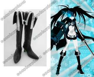 Black Rock Shooter Cosplay Shoes Boots Custom Made  