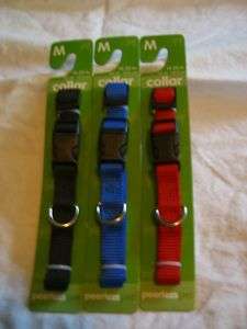 Nylon Dog Collars   Sm, Med, Lg   Red, Blue, Black  