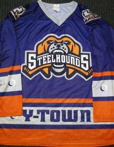   Youngstown Steelhounds CHL Minor League Hockey Jersey XL Nice Y Town