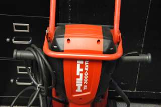 BRAND NEW HILTI BREAKER TE 3000 AVR WITH TROLLEY CART AND (2) TWO 