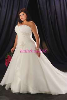 Sweetheart Neckline Plus size Wedding dress Bridal Gown  