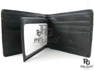 PELGIO New Genuine Stingray Skin Leather Mens Wallet Web Design Free 
