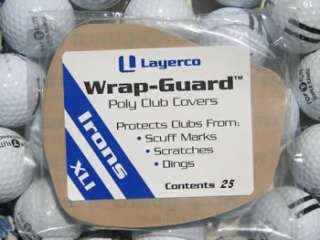 Golf Wrap Guard club protectors for all Irons & Wedges  