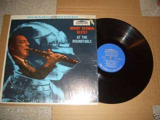 WOODY HERMAN SEXTET AT THE ROUND TABLE LP RARE JAZZ  