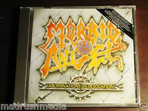 Morbid Angel Abominations Of Desolation CD 1991 Earache Import 