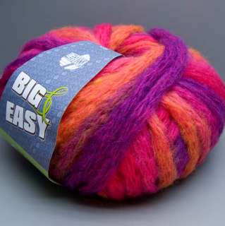 Lana Grossa Big & Easy Colore 001 candy 150g Wolle  