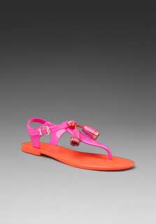 JUICY COUTURE Wisp Jelly Sandals in Pink/Coral/Orange at Revolve 
