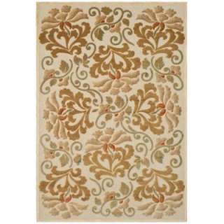   Cream 5 Ft. 3 In. x 7 Ft. 6 In. Area Rug MSR4441A 5 