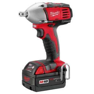 Milwaukee M18 Cordless Red Lithium 1/2 in. Compact Impact Wrench 2652 