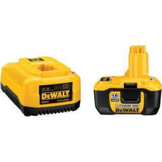 DEWALT XRP Nano phosphate Lithium Ion 18 Volt Rechargeable Battery and 