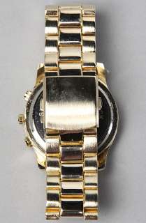 Accessories Boutique The Large Face Basic Watch in Gold  Karmaloop 