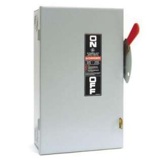 GE 60 Amp 240 Volt Non Fuse Indoor Safety Switch TGN3322 at The Home 