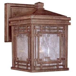   Mount 1 Light Outdoor Vintage Rust Lantern HD267210 