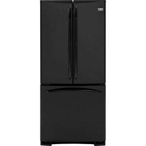 GE Profile 19.5 cu. ft. 30 in. Wide French Door Refrigerator in Black 