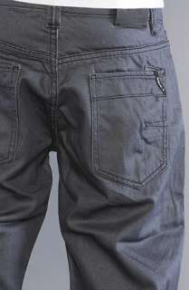 LRG The Bricked Up True Straight Jeans in Coated Grey Wash  Karmaloop 