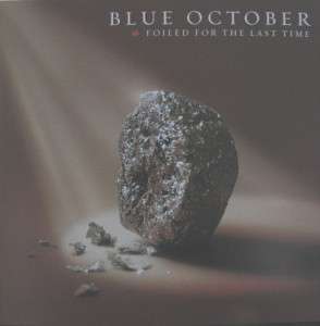 BLUE OCTOBER PROMO ALBUM POSTER FLAT FOILED FOR THE LAS  