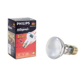 Philips 45 Watt Halogen R20 Flood Light Bulb 408831 at The Home Depot