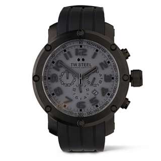 TW STEEL Grandeur Tech black chronograph watch