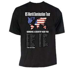 US World Domination Tour T Shirt   T Shirt Gr. XXL: .de: Sport 