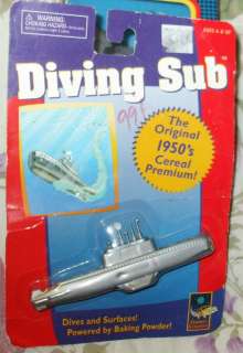  CO. THE ORGINAL 50S DIVING SUB CEREAL PREMIUM POWERED BY BAKING PO