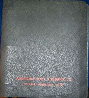 American 997C 997 C Crane Parts Catalog Manual Book  