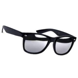 Wayfarer Clear Nerd Streber Brille Hornbrille Sonnenbrille Fasching 
