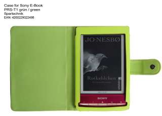 Tasche für Sony PRS T1 v Spartechnik Case Ledertasche Sony E Book PRS 