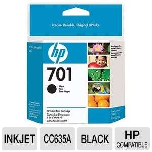 HP 701 CC635A Black Inkjet Print Cartridge   Approx 350 Pages at 