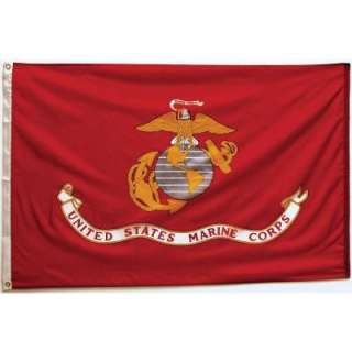 Seasonal Designs 3 Ft X 5 Ft. Marine Corps Flag MAR3 at The Home Depot 