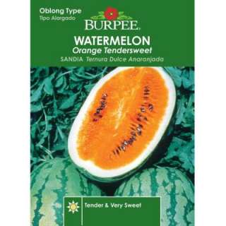 Burpee Watermelon Orange Tendersweet Seed 52367 