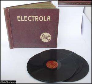 1930s VINTAGE GERMAN ALBUM w/5 LP RECORDS ELECTROLA  