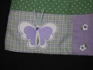 NEW LILAC & SAGE BUTTERFLY Dress Girls Clothes 4T Fall Winter 