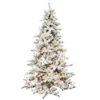   Flocked Northern Spruce Tree With Glitter 5811 90c 