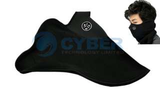 New Black Neoprene Neck Warm Face Mask Veil Guard Sport Bike 