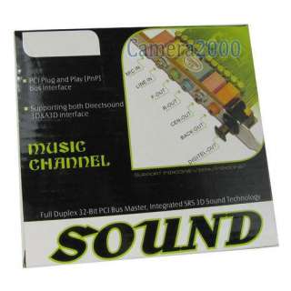 CH Surround Audio PCI Sound Card VIA VT1723 Win 7  