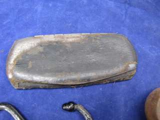 Vintage Mixed Awl Caster Hook Gas Fitting Eyeglass Case  