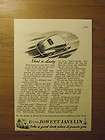 1953 Jowett Javelin Saloon Series III Sales Brochure