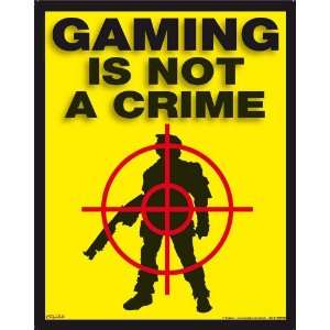 Gaming is not a crime   Mousepad 35   EPDM Kautschuk, fest, elastisch 