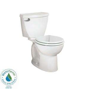 American Standard Cadet 3 FloWise Round Front Toilet in White 