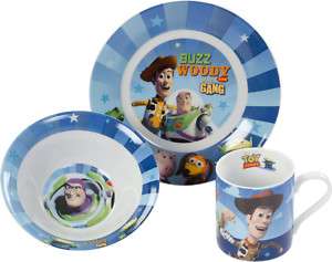 3tlg Geschirr Set Toy Story Tasse Teller Schale  