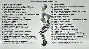 Promo Video Compilation DVD, Blazin Hot Videos Jan. 2012, NEWEST 