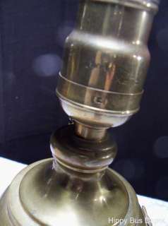 SAL;E $25 !!! Vintage 1940s Brass Desk Lamp Maltese Cross Design 