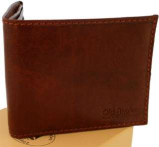 5023 Brown Marrone Made In Italy Men leather wallet  