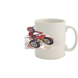Personalisiertes Koolart   Kawasaki Motocross Bike   Kaffeetasse aus 