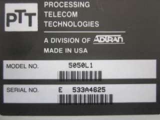 Processing Telecom Technologies 5050L1 Datacom Analyzer  