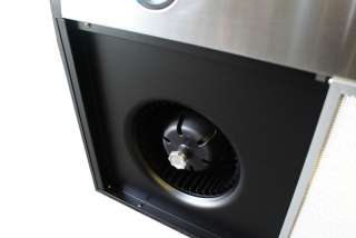 Under Cabinet range Hood  36 (Stainless steel and black sides)  