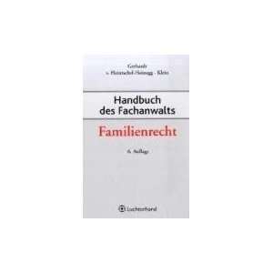 Handbuch des Fachanwalts Familienrecht   FA FamR  Peter 