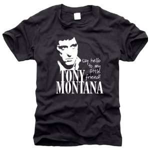 Tony Montana Scarface, T Shirt, Gr. XL  Sport & Freizeit