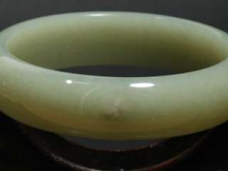 Hetian Nephrite Jade Bangle Bracelet 6.1cm + Cert (NEW)  