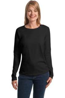 Hanes   Ladies ComfortSoft Long Sleeve T Shirt. 5580  